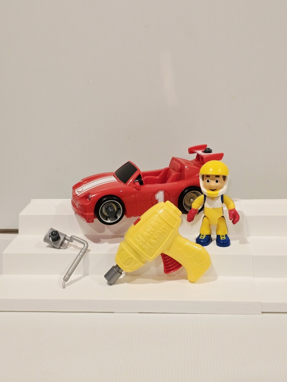 Fisher Price Handy Manny Tune Up Race Car Set